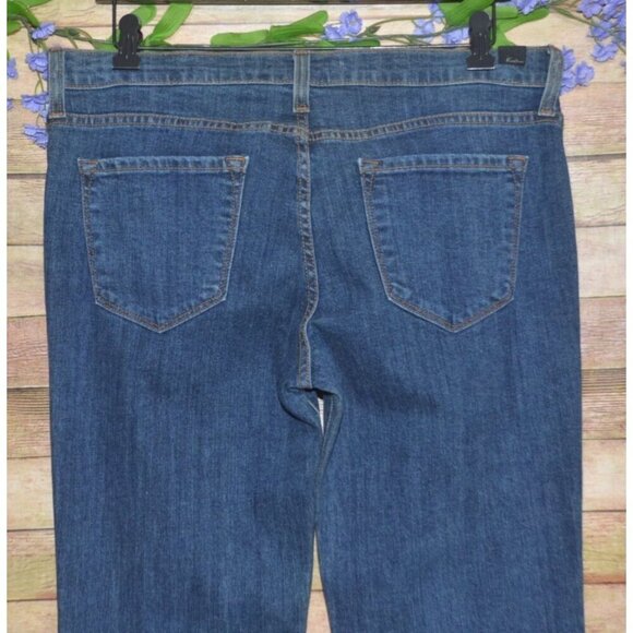 KanCan Jeans Women 15/31 Blue Mid Rise Flare Kick Stretch Denim - Picture 6 of 10